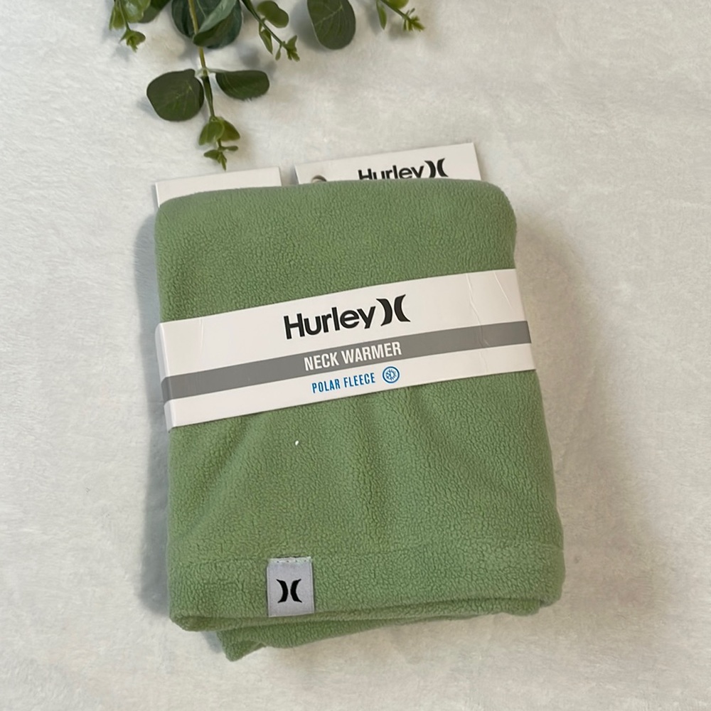 Hurley Olive Polar Fleece Neck Warmer